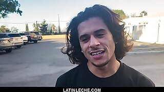 LatinLeche - Latino Fanboy Sucks A Cameraman’s Horseshit